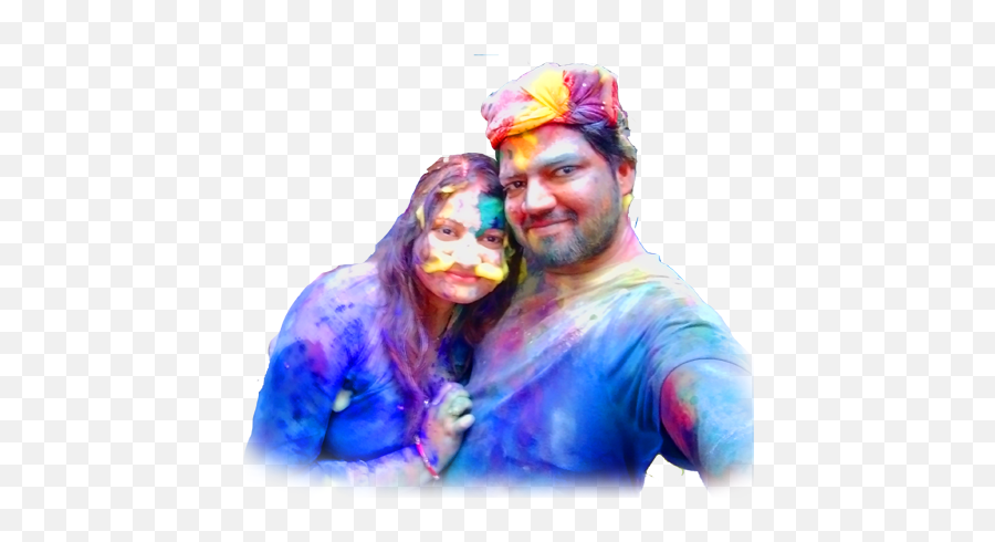 Holi - Png Heartpngcom,Happy Couple Png