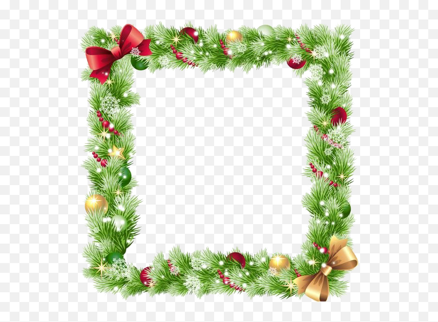 Square Christmas Frame Background Png - Merry Christmas Border Clipart,Christmas Backgrounds Png