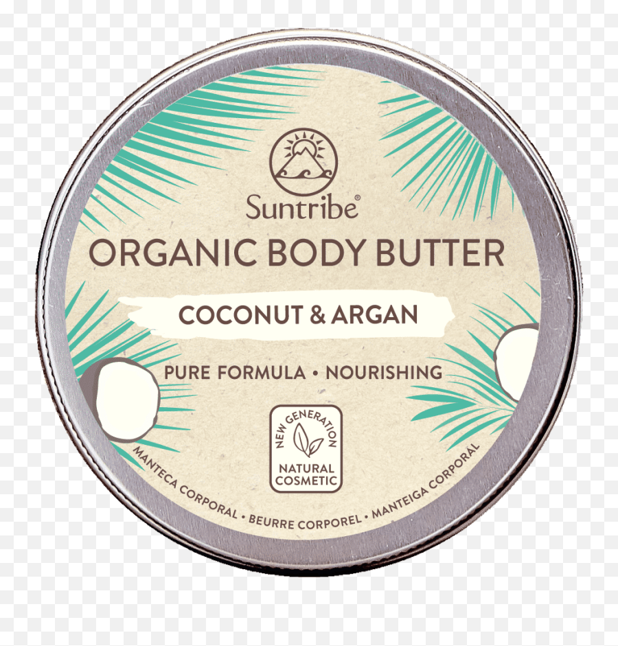 Suntribe Organic Body Butter Coconut U0026 Argan Plasticfree Png Transparent
