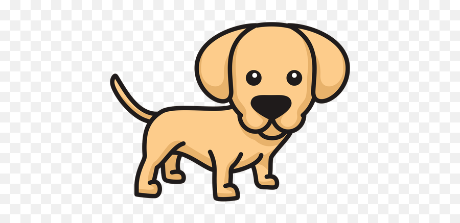 Cute Labrador Puppy Colored - Transparent Png U0026 Svg Vector File Dachshund,Cute Puppy Png