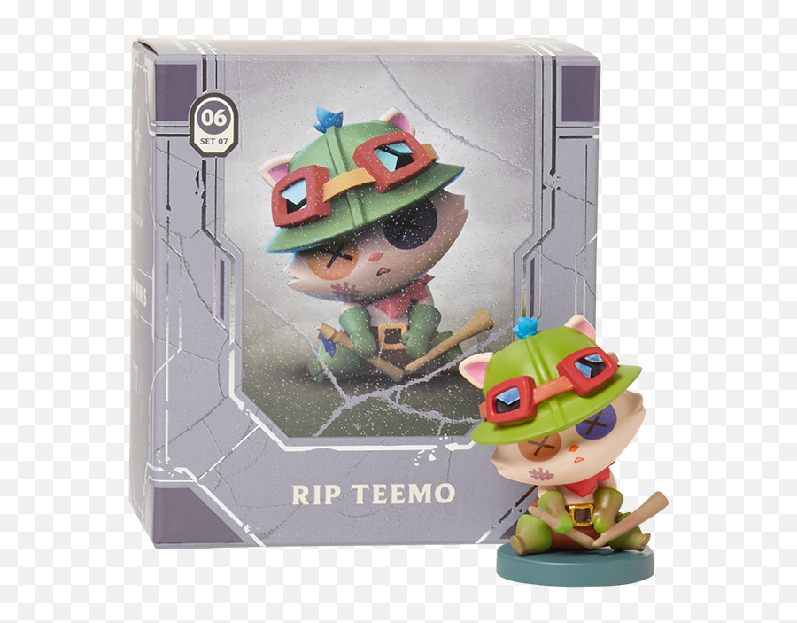 Yordle Team Mini - Rip Teemo Riot Games Store Figurine Teemo Png,Teemo Png