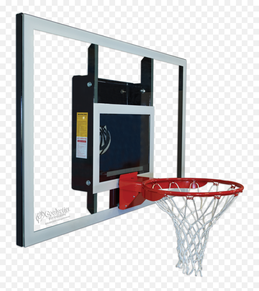 Gs72 Baseline - Wall Mount Basketball Hoop Full Size Png Backboard,Basketball Hoop Png
