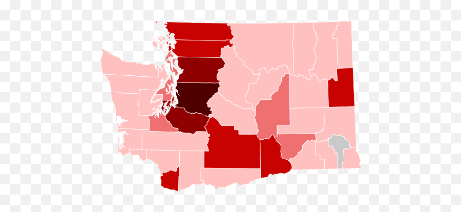 Filecovid - 19 Cases In Washington State By Countiessvg King County Phase 2 Png,Washington State Png