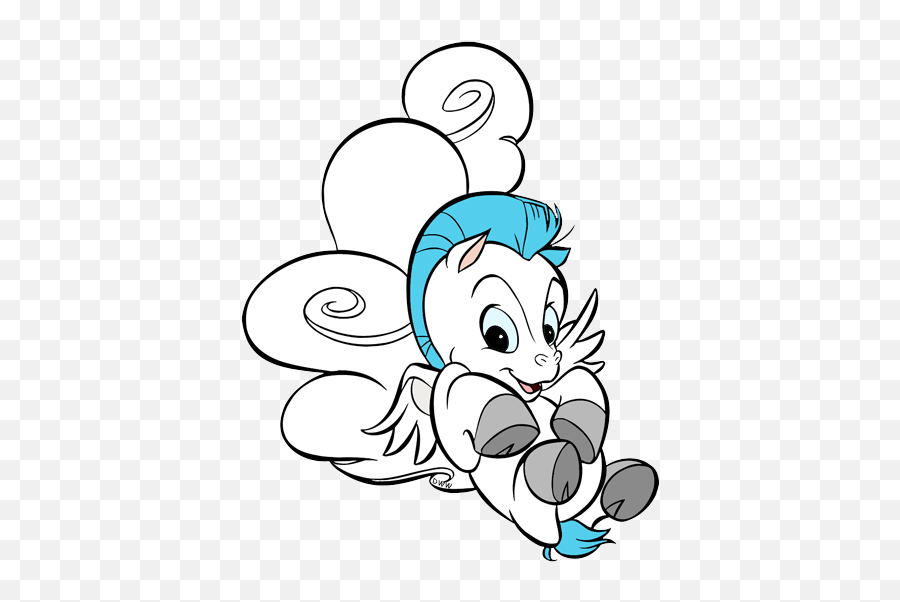 Pegasuspng 450545 Dessin Disney Bébé - Hercules Baby Pegasus Drawing,Pegasus Png