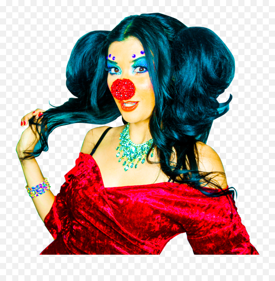 Clown Interrupted With Kiki Maroon U2013 How Do You Go From - Clubwear Png,Clown Wig Transparent