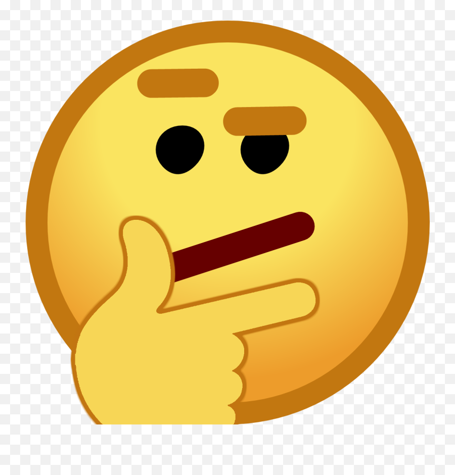 Questioning Face Emoji - Clean Up After Your Dog Png,Thinking Emoji Transparent