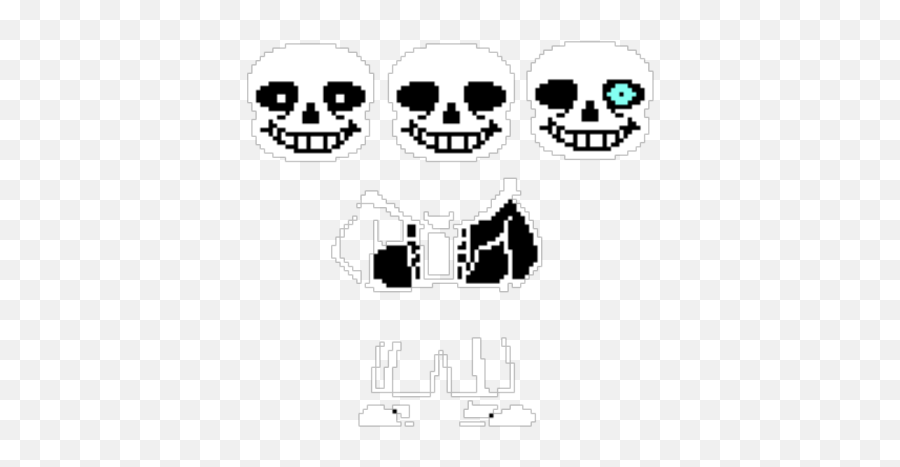 Sans Battle Sprite Pixel Art Animated Gif! by CrunchaMunch87 on