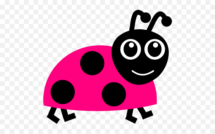 Ladybug Ladybird Beetle - Pink Lady Bug Clipart Png,Transparent Ladybug