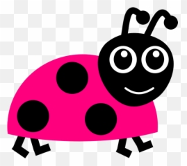 Ladybug Ladybird Beetle - Pink Lady Bug Clipart Png,Transparent Ladybug