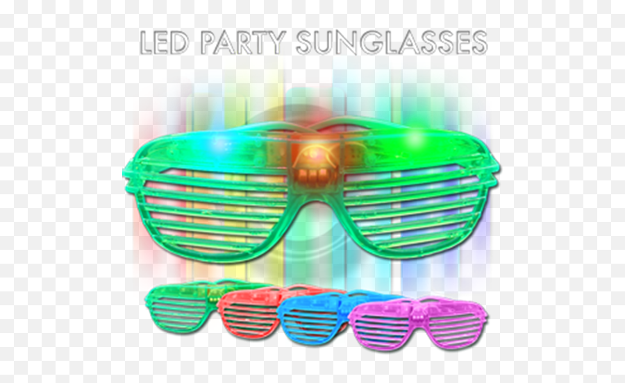 Party Sunglasses Extreme Glow Mirrored Png Shutter Shades