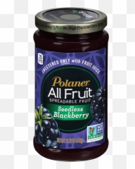 Seedless Blackberry - All Fruit Blueberry Spread Png,Blackberries Png