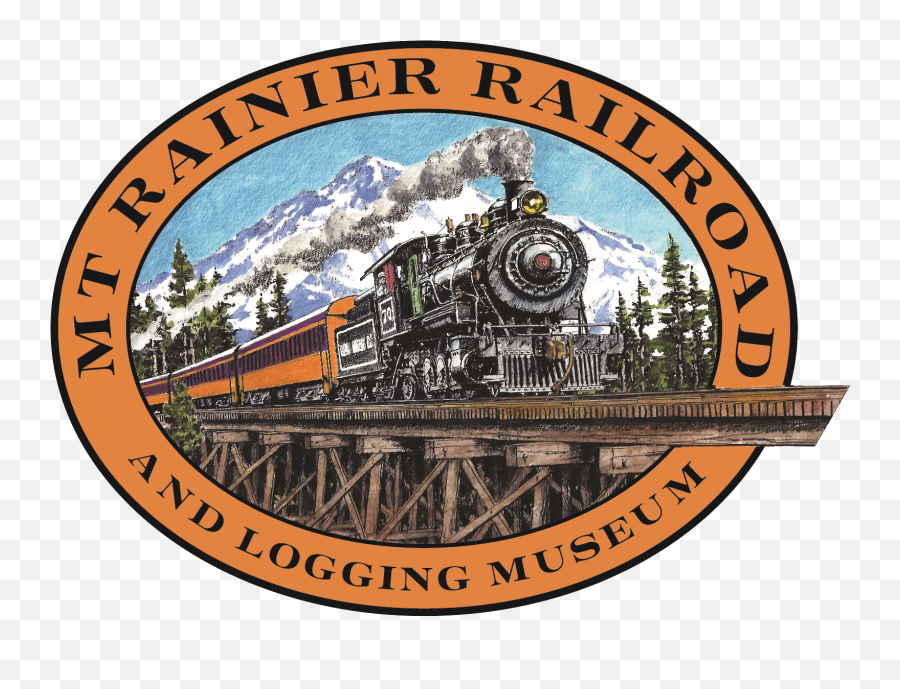 Steam Trains In Wa Mt Rainier Railroad U0026 Logging Museum - Mt Rainier Scenic Railroad Png,Railroad Png