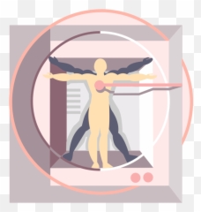 Digital Redux Of Da Vinciu0027s Vitruvian Man - Vector Image Fats As An Energy Source png