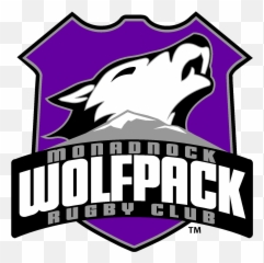 Monadnock Rugby - Wolfpack Clipart Full Size Automotive Decal png
