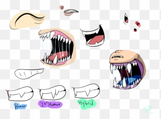 Tooth Clipart Creepy Picture 2140426 - Drawing Of A Creepy Smile png