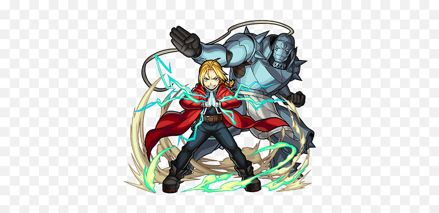 Elric Brothers - Monster Strike Edward Elric Png,Edward Elric Png
