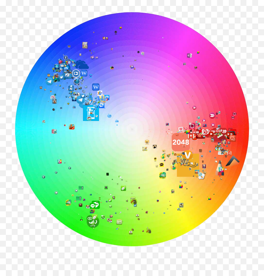 The Colors Of An App Icon A Study Into Color - Most Popular App Colours Png,Snapchat Icon Meaning