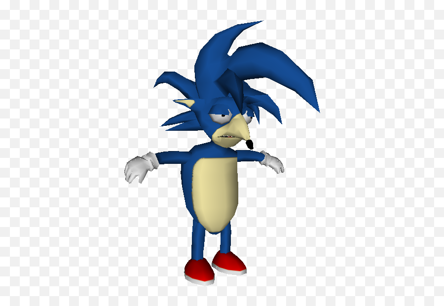 Wii - The Simpsons Game Sonic The Models Resource Simpsons Sonic The Hedgehog Png,Sanic Png