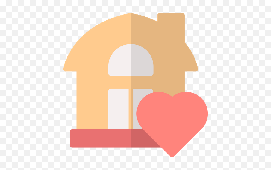 Favorite Home Icon Of Flat Style - Available In Svg Png Girly,Favorite Heart Icon