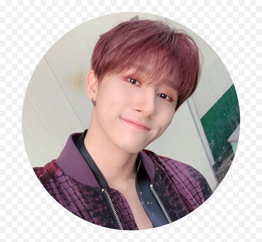 Changkyun Im Icon Monstax Cutie Cute Sticker By L - Changkyun Purple Hair Png,Im Icon Maker