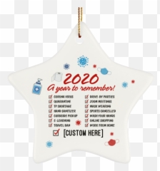 Personalized 2020 A Year To Remember - Swing Tag png