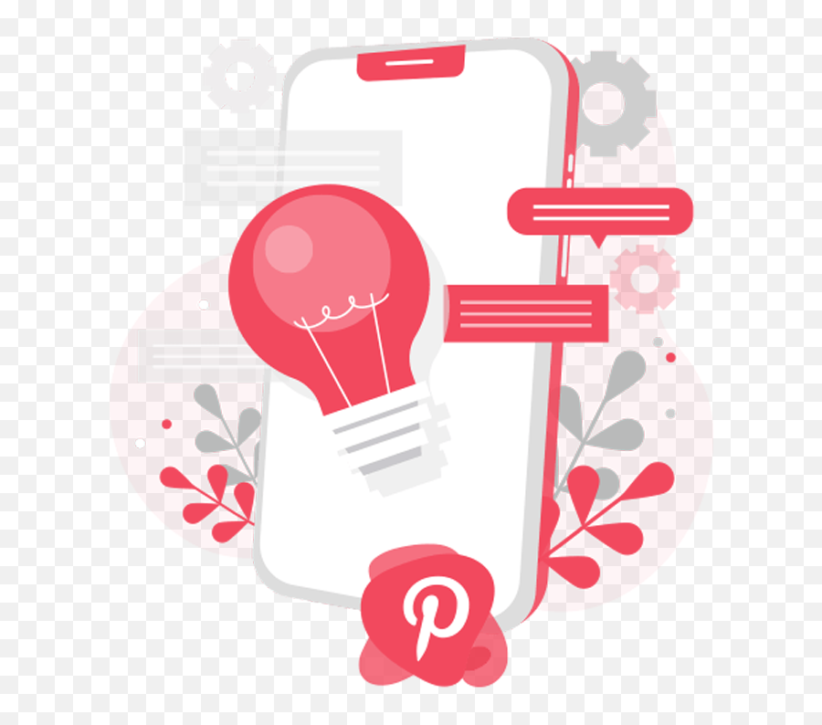 Pinterest Marketing And Advertising Services In Kochi Kerala - Compact Fluorescent Lamp Png,Pink Pinterest Icon