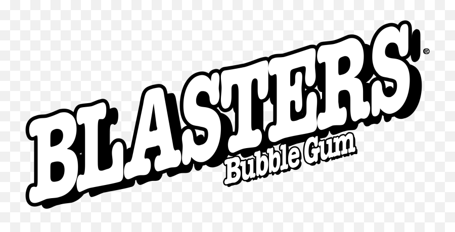 Blasters Bubble Gum Logo Png - Calligraphy,Bubble Gum Png