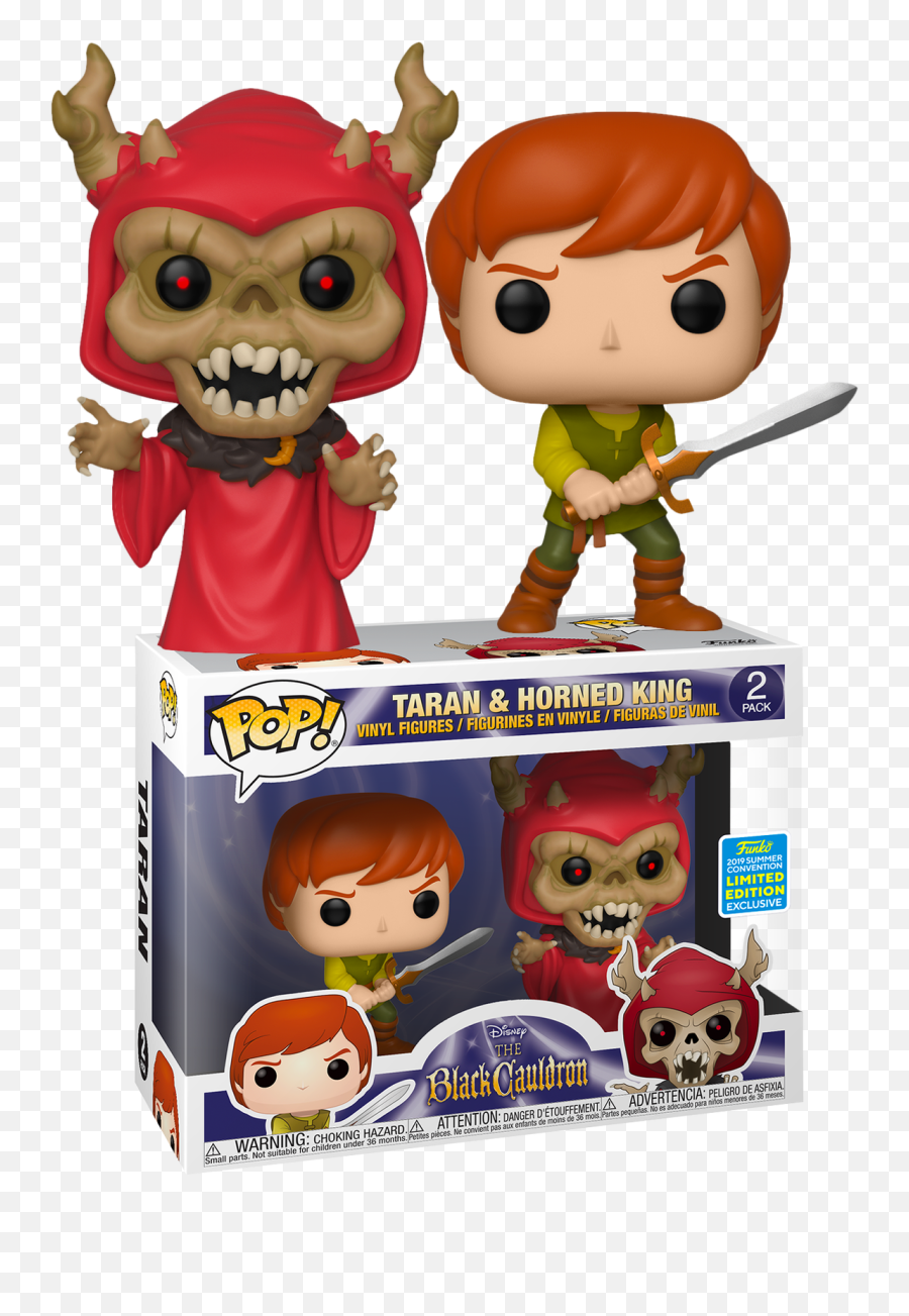 Funko Pop The Black Cauldron - Taran U0026 Horned King 2019 Sdcc Exclusive Black Cauldron Horned King Png,Cauldron Png