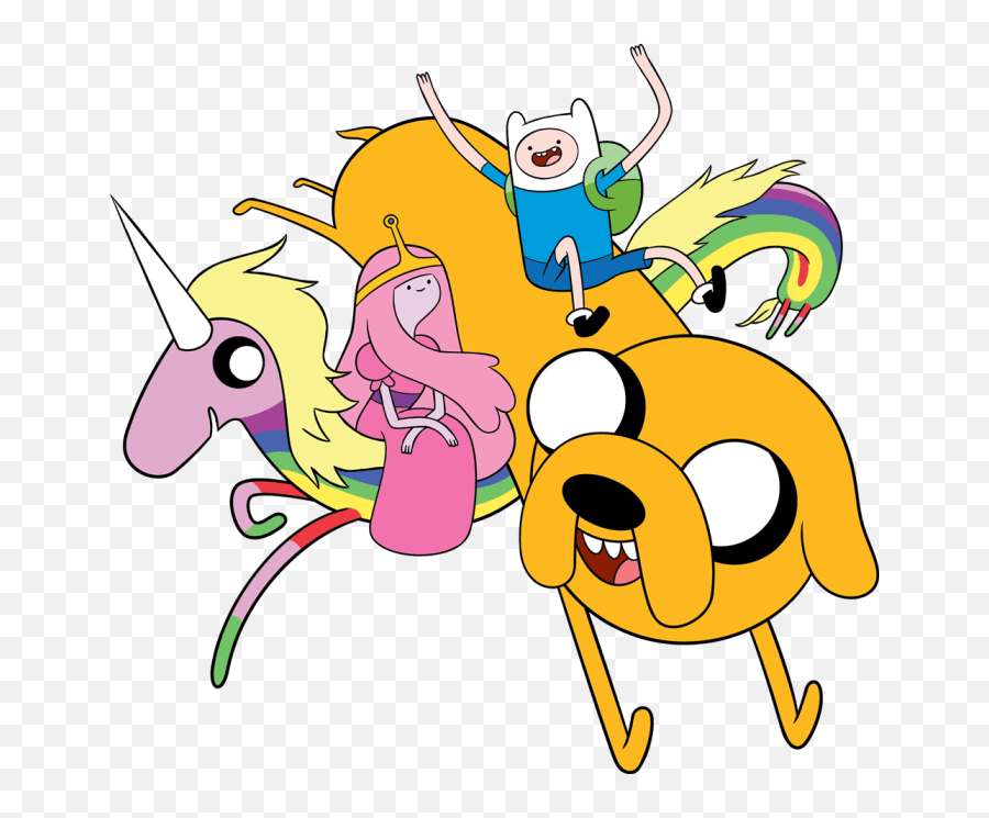 Download Jake Dog Bubblegum Princess Human Finn The Clipart - Adventure Time Finn And Princess Bubblegum Png,Bubblegum Png