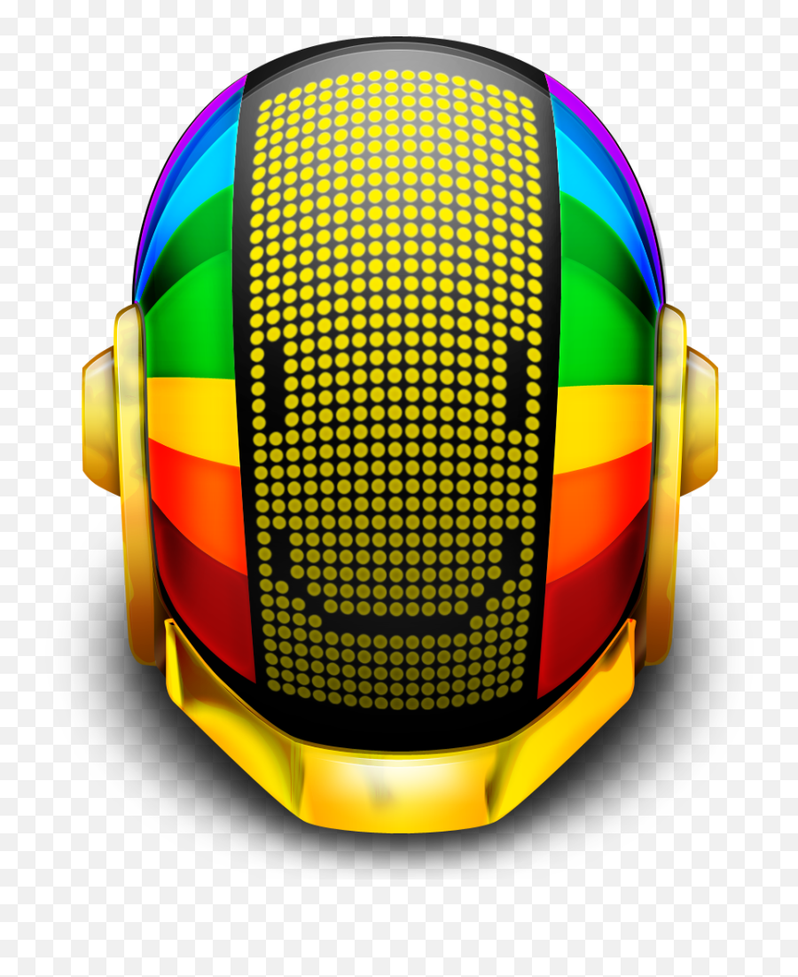 Guyman Helmet Smiley Icon Daft Punks Iconset Tsukasa - Tux Daft Punk Helmet Transparent Png,Smiling Icon