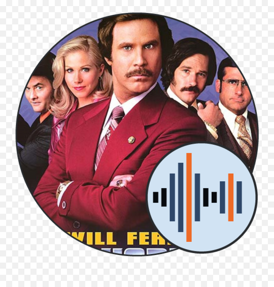 Anchorman The Legend Of Ron Burgundy Mega Soundboard - Will Ferrell Anchorman The Legend Of Ron Burgundy Words Black And White Png,The Good Fight Folder Icon