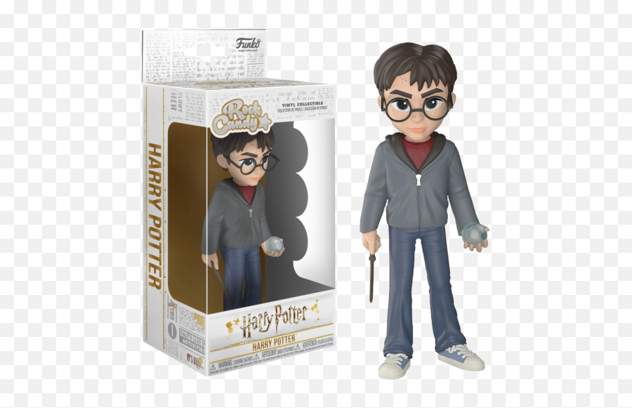 Harry Potter - Harry Potter With Prophecy Rock Candy 5 Inch 889698302845 Png,Harry Potter Glasses Transparent