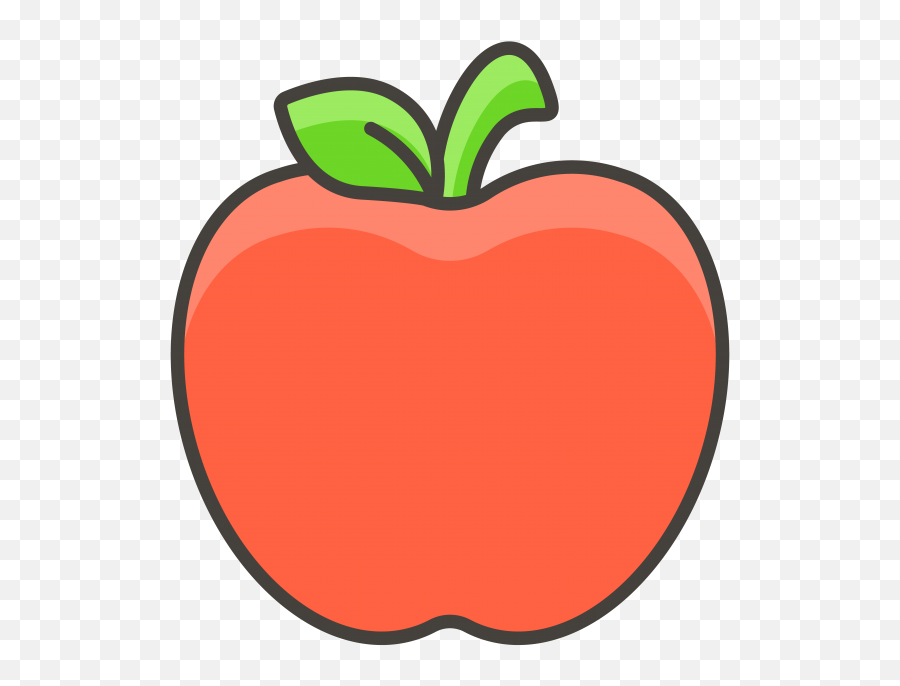 Red Apple Emoji Icon Clipart - Full Size Clipart 4203400 Png,Peach Emoji Png