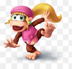 Super Smash Bros - Dixie Kong Smash Bros Png,Kong Png