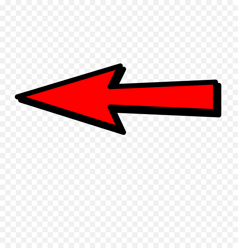 Transparent Arrow Left Clip Art - Left Transparent Arrow Logo Png,Red Transparent Arrow