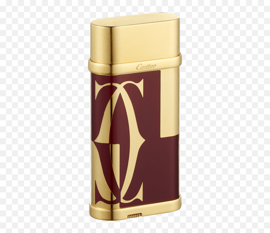 Crol000015 - Logotype Motif Lighter Burgundy Lacquer Cartier Lighter Png,Lighter Png