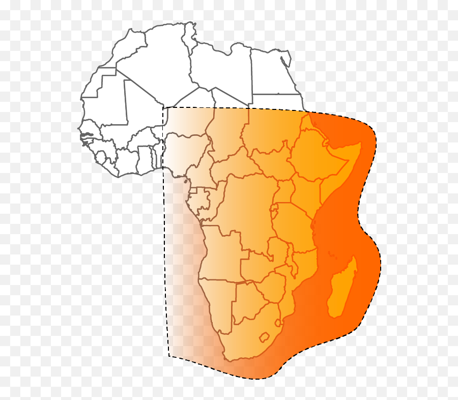 Clipart Dth - Sub Saharan Africa Region Png,Africa Map Png