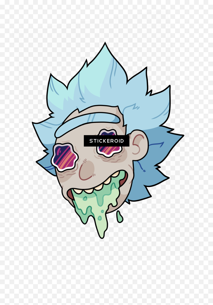 Rick Sanchez Head Png Transparent - Cool Rick And Morty Drawing,Rick Png