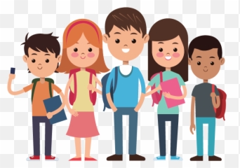 Cartoon Student Logo Png - Cartoon Transparent Students Png,Students Png