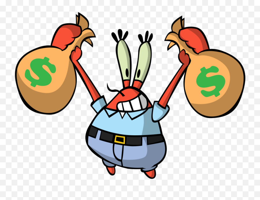 Mr Krabs Money Png Transparent - Mr Crab Png,Mr Krabs Png