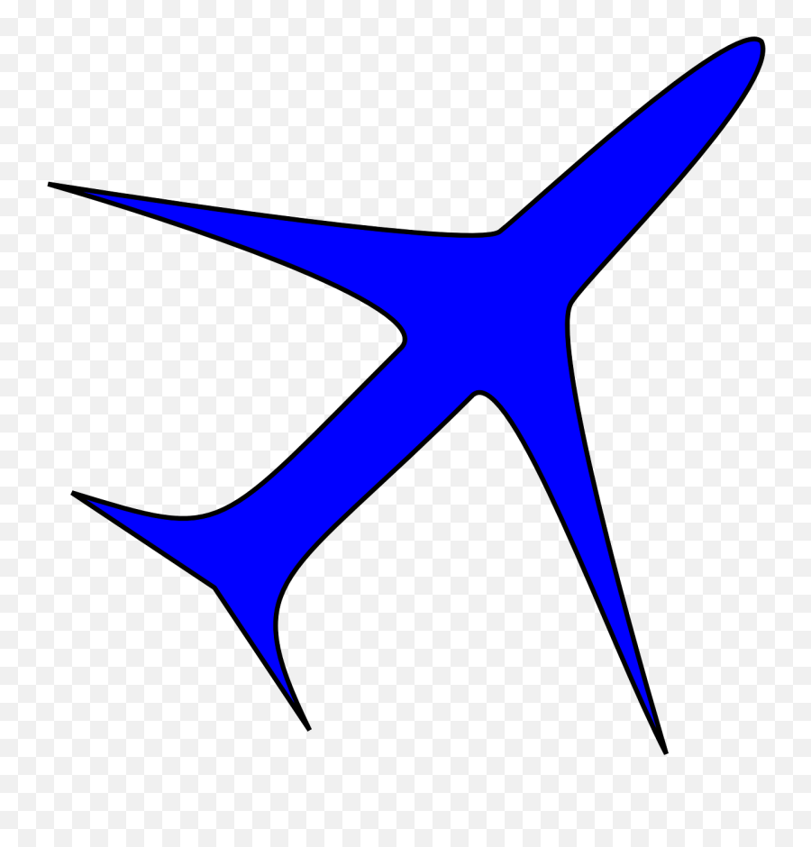 Boing Blue Freight Plane Icon Clip Art - Vector Plane Icon Png,Plane Icon Png