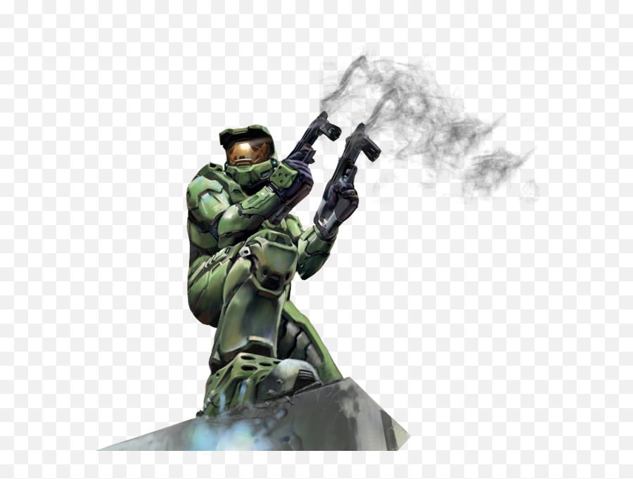 Master Chief Equipped With Smgs And Smoke - Sir Finishing This Fight Png,Master Chief Transparent