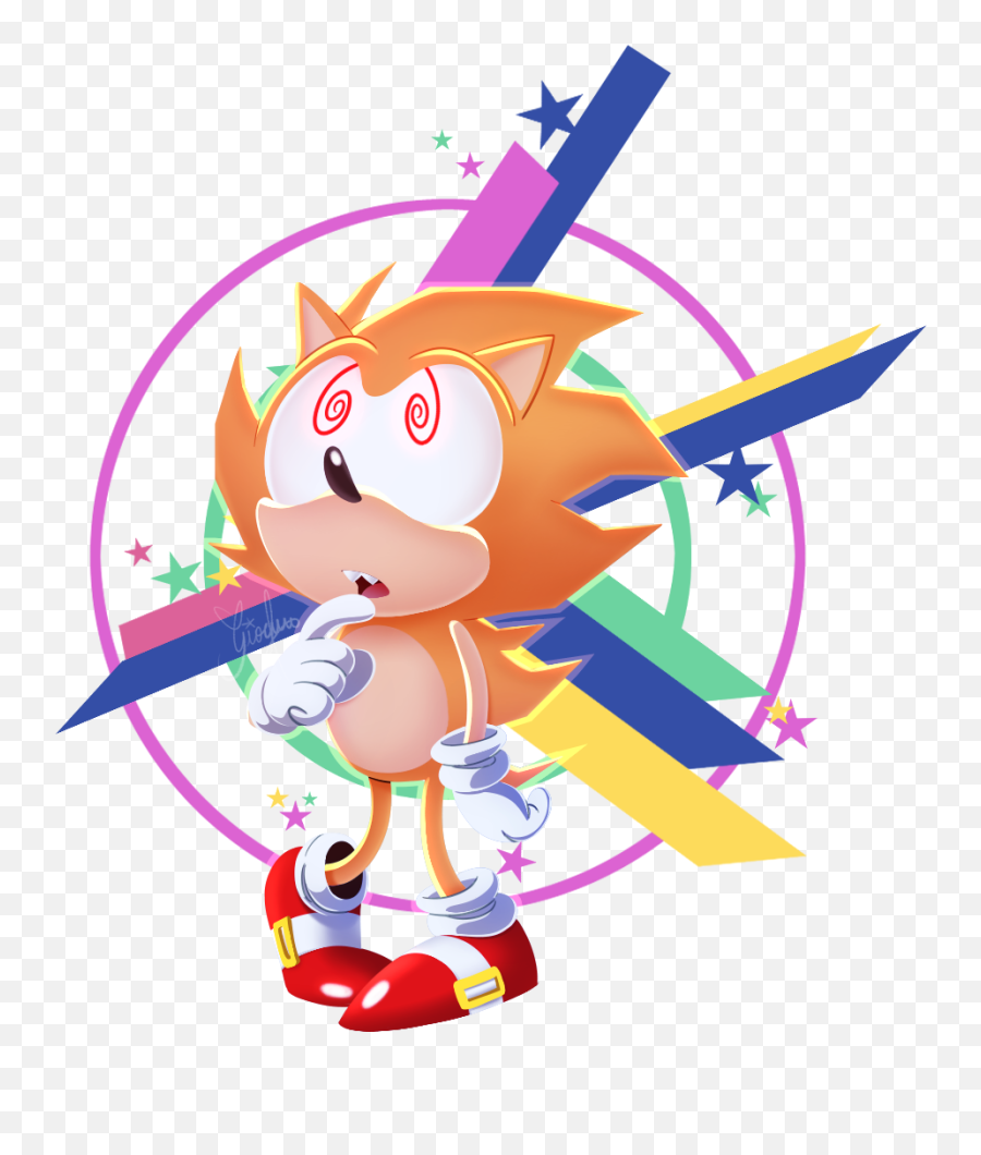 Fleetway Super Sonic By Giovannavh - Good Fleetway Super Sonic Png,Super Sonic Png