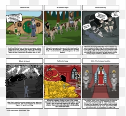 The Hobbit Storyboard Por Nfriesen49 - Fahrenheit 451 Plot Diagram Png,Gollum Png