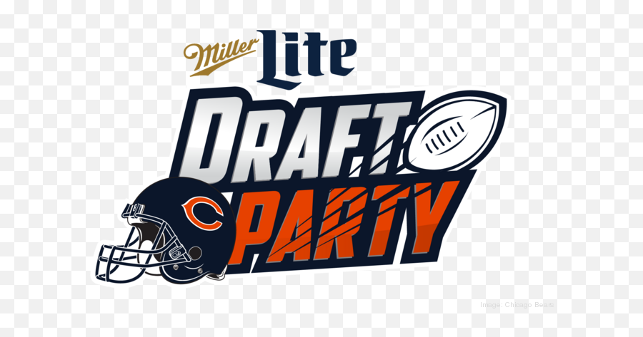 Chicago Bears Still Planning Nfl Draft Party - Football Helmet Png,Chicago Bears Logo Png
