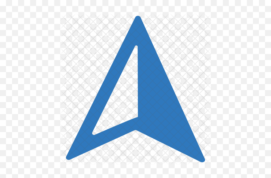 Navigation Pin Icon - Compass Arrow Icon Png,Blue Arrow Png