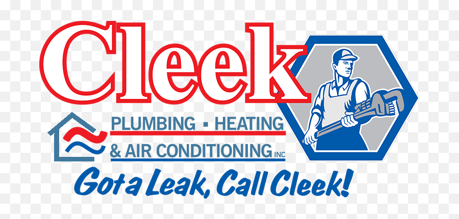 Cleek Plumbing Heating U0026 Air Conditioning Inc - Graphic Design Png,Plumbing Logos