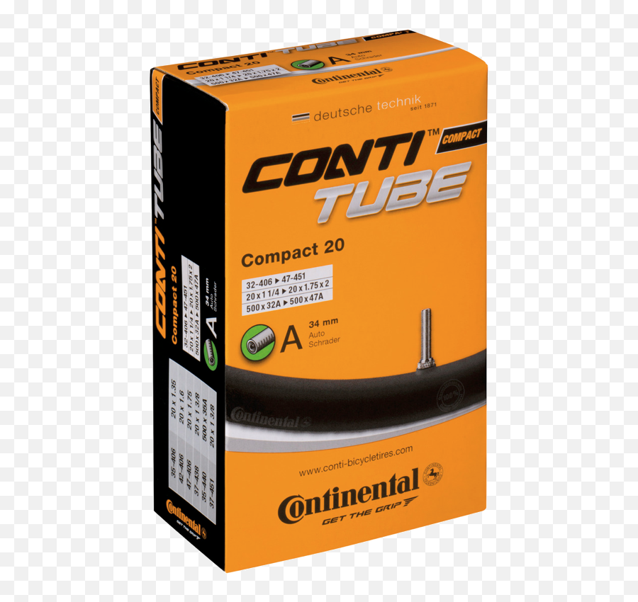 Continental Inner Tube 20 X 1 - Continental Compact 16 Inner Tubes Png,Inner Tube Png