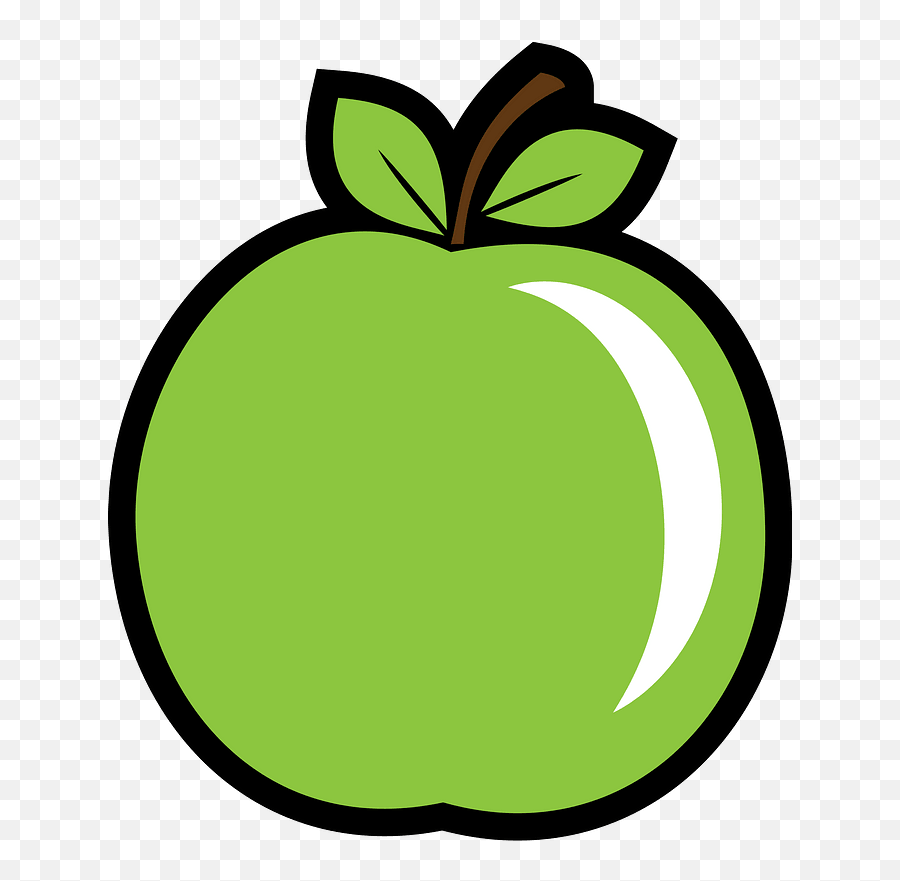 Green Apple Clipart - Clip Art Png,Apple Clip Art Png