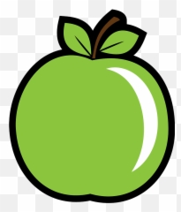 Green Apple Clipart - Art png